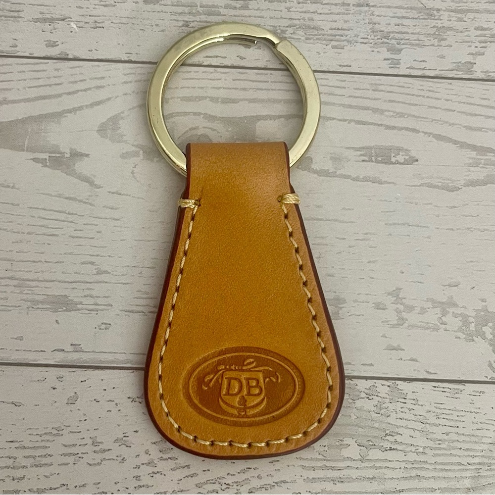 Dooney & Bourke Tan Leather Key Holder